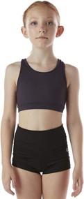 img 1 attached to 🌟 Liakada Girls Ascent Stylish & Supportive Sports Bra: Wide Shoulder Straps for Dance, Gym, Yoga, Cheer!