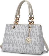 👜 women's mkf crossbody shoulder satchel handbag: handbags, wallets, and satchels logo