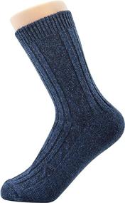 img 1 attached to 🧦 Warm and Cozy: Century Star Women's Athletic Winter Wool Socks with Knit Pattern for Softness and Comfort