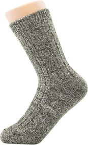 img 2 attached to 🧦 Warm and Cozy: Century Star Women's Athletic Winter Wool Socks with Knit Pattern for Softness and Comfort