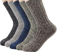 🧦 warm and cozy: century star women's athletic winter wool socks with knit pattern for softness and comfort логотип