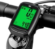 stay ahead of the game with the waterproof wireless bicycle speedometer - lcd display & multi-functions logo