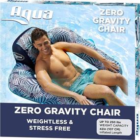 img 4 attached to 🪑 Водный лежак "Aqua Gravity" - надувной спортивный и активный отдых на открытом воздухе.