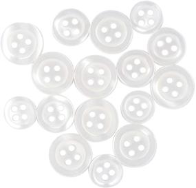 img 2 attached to 👕 Enhance Your Clothing with ButtonMode Standard Buttons Sleeves - 24 Sleek Buttons