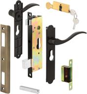 🔒 contemporary black keyed security door latch by prime-line products k5438 логотип