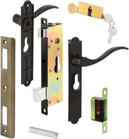 img 2 attached to 🔒 Contemporary Black Keyed Security Door Latch by Prime-Line Products K5438