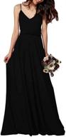 👗 everlove spaghetti chiffon bridesmaid dresses: stylish women's clothing & dresses logo