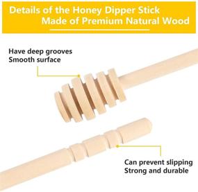 img 2 attached to Honeycomb Dippers Stirrer Perfect Supplies