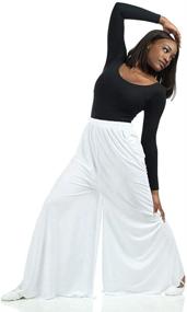 img 2 attached to 👖 Danzcue Women's Celebration of Spirit Palazzo Pant: Divine Style and Comfort for Every Occasion