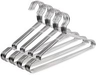 👔 40 pack of oika stainless steel suit hangers - 16.5 inch heavy duty metal coat hangers logo