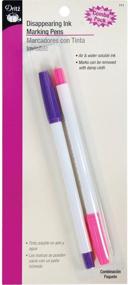 img 1 attached to 🖊️ Dritz Disappearing Ink Marking Pens in Pink and Purple: Enhance Visibility and Style!