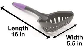 img 1 attached to 🐱 Large Handle Messy Cats Litter Scoop - Enhanced Size & Function