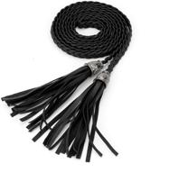 allegra detailing braided decorative leather women's accessories for belts logo