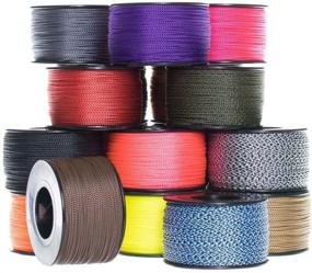 img 2 attached to 🧵 PARACORD PLANET Nano Cord: Premium 0.75mm Braided Cord, 300 Feet Spool – Wide Color Selection, USA Made