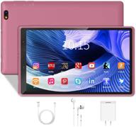 buy android 10.0 tablet pc 3gb ram 32gb storage 128gb expandable 1280x800 hd ips display tablet – pink (8 inch, wifi) – reading version logo