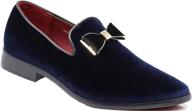 👞 elevate your style with enzo romeo vintage loafers: classic slip-on men's shoes logo