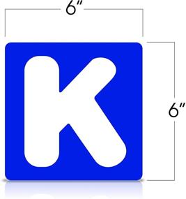 img 3 attached to 🎨 Karty Alphabet Letter Stencil Set - Large 6 Inch Plastic ABC Stencils for Painting, Lettering, and Drawing - Perfect for Kids and Adults - Ideal for Protest Posters and Arts/Crafts Projects