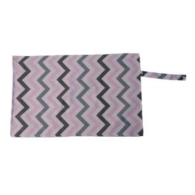 img 2 attached to Baby Travel Changing Pink Chevron