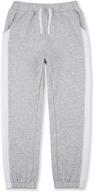 👖 dotdog velvet jogger sweatpants with pockets - girls' active clothing logo