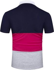 img 2 attached to 👕 Navy Plum Grey Sleeve Tshirts for Men by Musen: Stylish & Comfortable