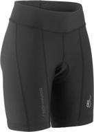 🚴 women's classic gel cycling short by louis garneau - black+ logo