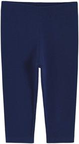 img 2 attached to 🩴 Latuza Girls Cotton Capri Leggings: Versatile & Comfortable Girls' Clothing Essential