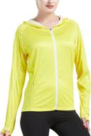 👚 stay stylish & protected: women's upf 50+ sun protection shirt with full zip hoodie & pockets логотип