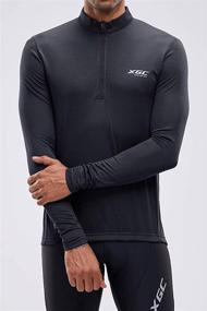 img 2 attached to Sleeve Cycling Jersey Jerseys Breathable Sports & Fitness