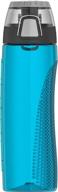 🍶 thermos intak 24-ounce tritan hydration bottle with meter - teal (one size) logo