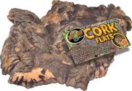 enhance your reptile habitat with zoo med natural cork flat terrarium background logo