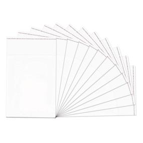 img 4 attached to 🛍️ 300pcs 3x4 inch Clear Adhesive Cellophane Bags 2mil OPP Small Self Sealing Bags Resealable Cello Bags for Jewelry, Earrings, Candies, Bakery, Candle, Soap, Cookie