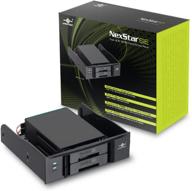 💽 черный vantec nexstar se mrk-525st двойной жесткий диск sata 2,5 дюйма rack логотип