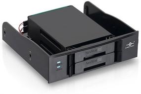 img 2 attached to 💽 Черный Vantec NexStar SE MRK-525ST Двойной жесткий диск SATA 2,5 дюйма Rack