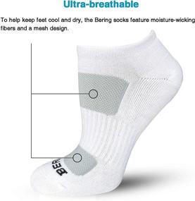 img 3 attached to 🧦 Premium Comfort for Women: BERING Low Ankle Cushioned Running Socks (6 Pairs)