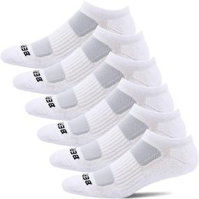 img 4 attached to 🧦 Premium Comfort for Women: BERING Low Ankle Cushioned Running Socks (6 Pairs)