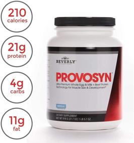 img 4 attached to 🏋️ PROVOSYN: The Ultimate Muscle Building + Recovery Protein Powder for Hard Gainers - Vanilla Flavor