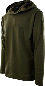 img 3 attached to ChoiceApparel Sleeve Thermal Pattern 1805 Burgundy Sports & Fitness in Other Sports