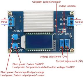 img 2 attached to 🔌 DROK Регулятор напряжения с возможностью настройки: от 5,3В до 32В на выходе 1,2В-32В, модуль источника питания 12В, преобразователь снижения напряжения до 12А - 160Вт CC CV понижающего редуктора