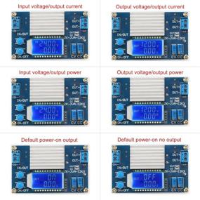 img 3 attached to 🔌 DROK Регулятор напряжения с возможностью настройки: от 5,3В до 32В на выходе 1,2В-32В, модуль источника питания 12В, преобразователь снижения напряжения до 12А - 160Вт CC CV понижающего редуктора