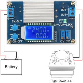 img 1 attached to 🔌 DROK Регулятор напряжения с возможностью настройки: от 5,3В до 32В на выходе 1,2В-32В, модуль источника питания 12В, преобразователь снижения напряжения до 12А - 160Вт CC CV понижающего редуктора