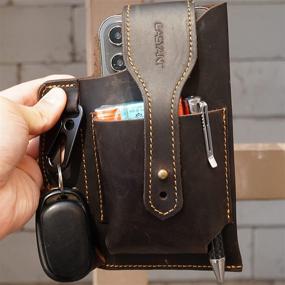 img 1 attached to Leather Holster IPhone Samsung Galaxy