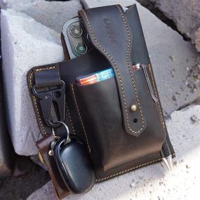 img 2 attached to Leather Holster IPhone Samsung Galaxy