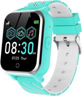 bauisan smart watch for kids - kids watch for boys girls touch screen 17 games dual cameras music video player alarms calculator calendar children toys birthday gifts for 4-12 years (green) logo