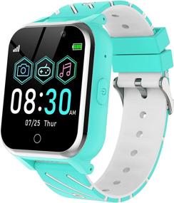 img 4 attached to BAUISAN Smart Watch For Kids - Kids Watch For Boys Girls Touch Screen 17 Games Dual Cameras Music Video Player Alarms Calculator Calendar Children Toys Birthday Gifts For 4-12 Years (Green)