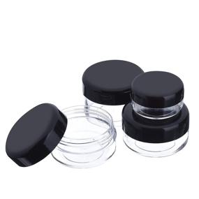 img 1 attached to 💄 Premium Plastic Cosmetic Containers: Ideal for Spatulas, Makeup and Other Small Items