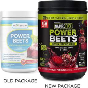 img 2 attached to 🌿 Nature Fuel Power Beets Powder: Boost Circulation & Enhance Energy with Delicious Acai Berry Pomegranate - Non-GMO Superfood Supplement, 60 Servings