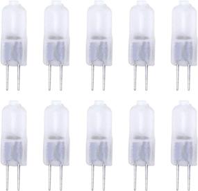 img 4 attached to 🔆 10-Pack Soft Frosted Lens 20W AC/DC 12V Light Bulb Replacement JC G4 2-Pin Base Halogen Office Landscape Warmer Lamp 12V 20 Watts Bi-Pin Warm Clear Bright White T3 Capsule Under Cabinet Gentle Beam: Improved SEO-friendly Product Name