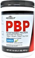 beverly international pbp (plant-based protein): vegan, gluten-, dairy-, soy-free, great vanilla taste, easy to digest, 21g protein per serving (15 servings, 1 pound) logo