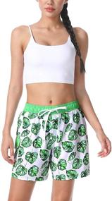 img 3 attached to 🩱 Stretchy Unitop Women's Bathing Boardshorts - Stylish Women's Clothing