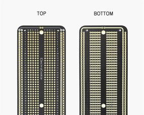 img 1 attached to 🔌 Advanced Gold-plated Solderable Breadboard for Electronics Prototyping